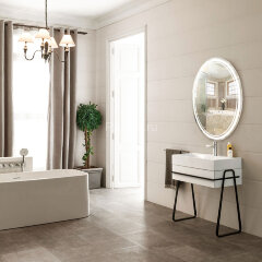 Зеркало AZARIO VIGO 570х770 c подсветкой и диммером, сенсорный выключатель (LED-00002522)