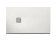 Душевой поддон Roca TERRAN 1200x700 с сифоном и решеткой, белый (AP1014B02BC01100)