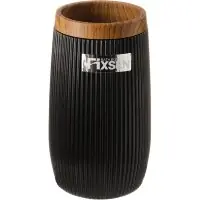 Стакан для зубных щеток Fixsen Black Boom пластик, черный (FX-411-3)