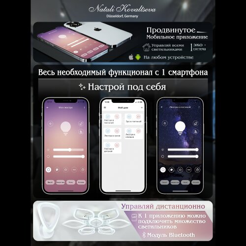 Потолочная люстра Natali Kovaltseva LED LAMPS 81158