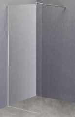 Душевая перегородка LORANTO Walk-in 110х200 регулируемый кронштейн 80-100, прозрачное стекло 8 мм, профиль хром (CS-L1020 110)