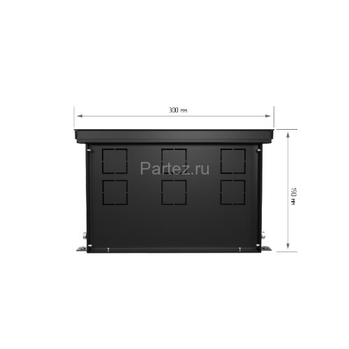 Конвектор внутрипольный Royal Thermo ATRIUM-190/300/2600-DG-U-DB