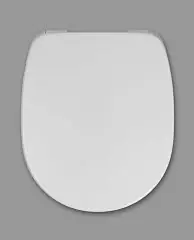 Крышка-сиденье для унитаза Haro Tablas стальное крепление, белое (540778/540785)