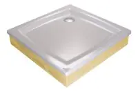 Душевой поддон Ravak Perseus-90 EX (900 x 900) самонесущий для облицовки
