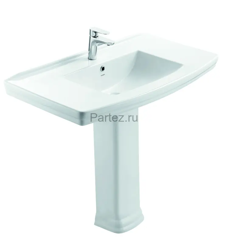 Раковина Creo Ceramique ORLEANS 800х545х870, на одной ножке, белая (OR3100+OR3110)