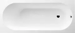 Ванна квариловая Villeroy&Boch OBERON 170х70 с ножками, Альпийский белый
