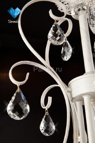 Подвесная люстра Eurosvet 3305/5 белый с золотом