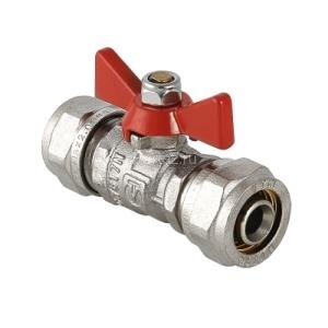 Кран шаровой обжимной D16 баб. VALTEC