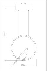 Подвесной светильник Divinare 1188/06 SP-6