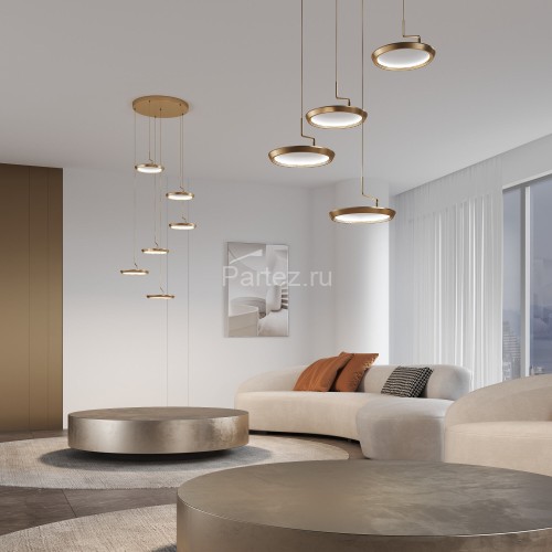 Подвесной светильник Eurosvet 90034/6 золото