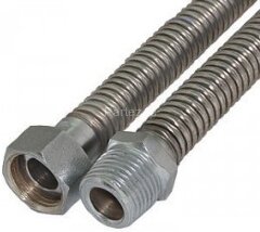 Гибкая подводка для газа сильфонная 3/4&quot; в-н 40 см