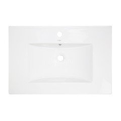 Комплект тумба Loranto Аврора 70 720х470х515 подвесная, с раковиной Leone 70, белый (CS00091412)