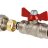 Кран шаровой с цангой D16x1/2" НР баб. VALTEC