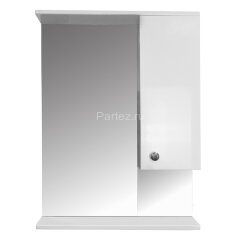 Зеркало-шкаф Loranto Моника 60 без светильника, правостороннее , 600х695х150