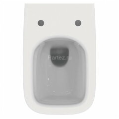 Унитаз подвесной Ideal Standard i.life S безободковый, технология RimLS+, глубокий смыв. Короткая пр