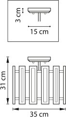 Потолочная люстра Lightstar 712042