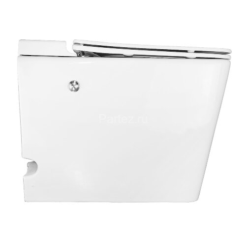 Унитаз импульсный Azario 360х590х440 напольный, квадратный, быстросъемное сиденье микролифт (AZ-101)