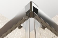 Душевая дверь Ravak Blix раздвижная 100х190, толщина полотна 6мм универсальная, цвет профиля сатин