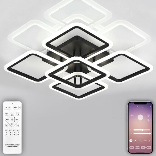 Потолочная люстра Natali Kovaltseva HIGH-TECH LED LAMPS 82022 BLACK