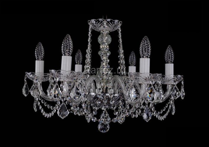 Подвесная люстра Bohemia 1402/6/195 Ni Leafs