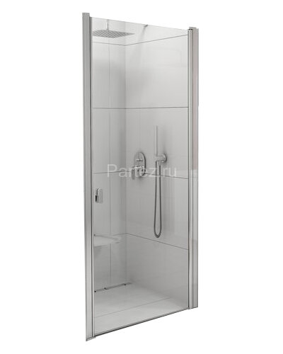 Душевая дверь Ravak CHROME распашная 90.5х195, цвет профиля хром, толщина полотна 6мм универсальная