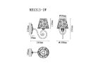 Бра MyFar MR1313-1W