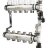 Коллекторная группа НЕРЖ. в сборе 1"х10х3/4"ЕК VALTEC