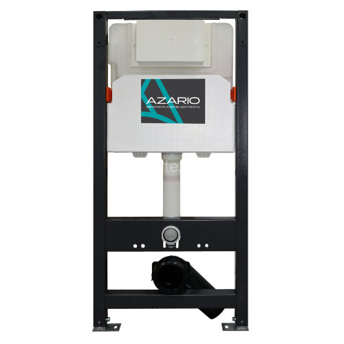 Сет AZARIO NEW Инсталляция для подвесного унитаза 3/6л + подвесной унитаз Azario Grado безободковый,