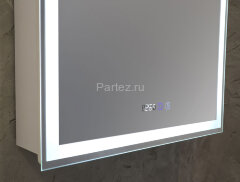 Зеркало-шкаф AZARIO Киото 60 (600х800) c подсветкой и диммером + часы (LED-00002358)