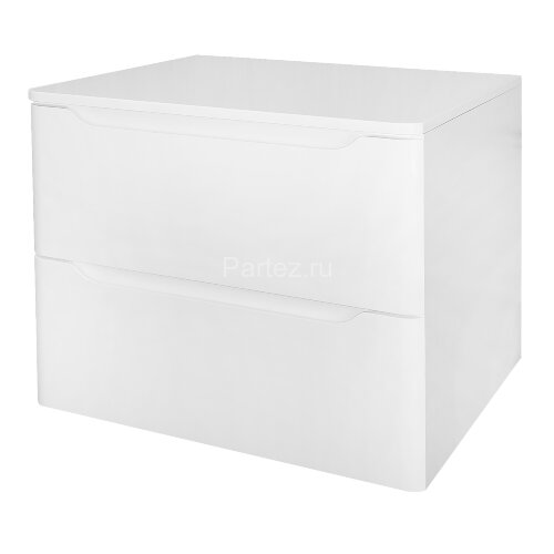 Тумба Azario LOTOS 60/2 600х460х500 подвесная, без раковины, белый глянцевый (CS00084142)