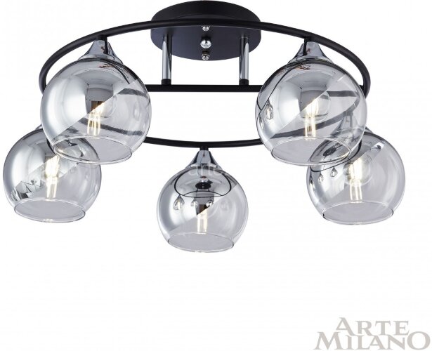 Потолочная люстра Arte Milano 322403/5 BK+CR