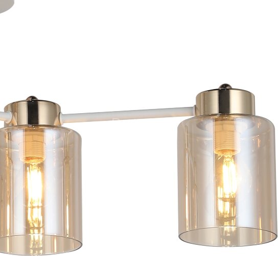 Потолочная люстра ILLUMICO IL6111-4COU-79 WH GD Qui