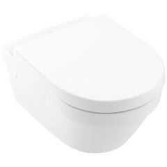 Унитаз подвесной Villeroy&amp;Boch ARCHITECTURA безободковый, с сиденьем микролифт (4694HR01)