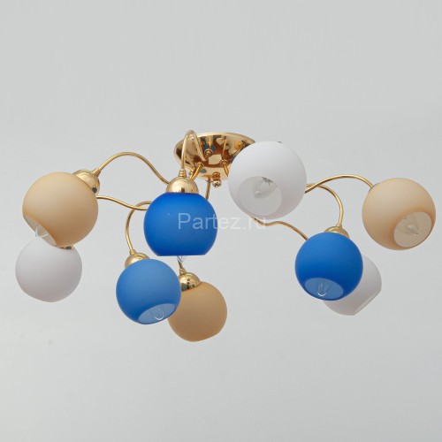 Потолочная люстра Doge Luce 350PL9GO-MIX