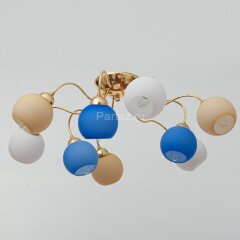 Потолочная люстра Doge Luce 350PL9GO-MIX