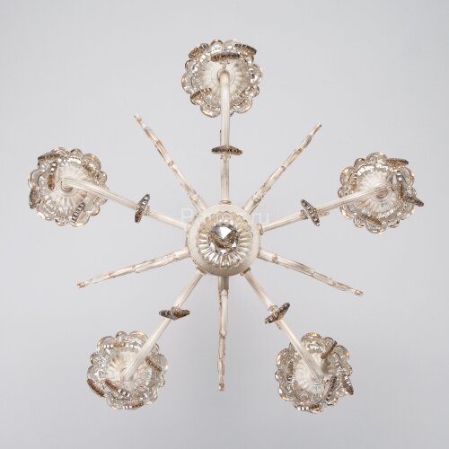 Подвесная люстра Eurosvet 3281/5 белый с золотом