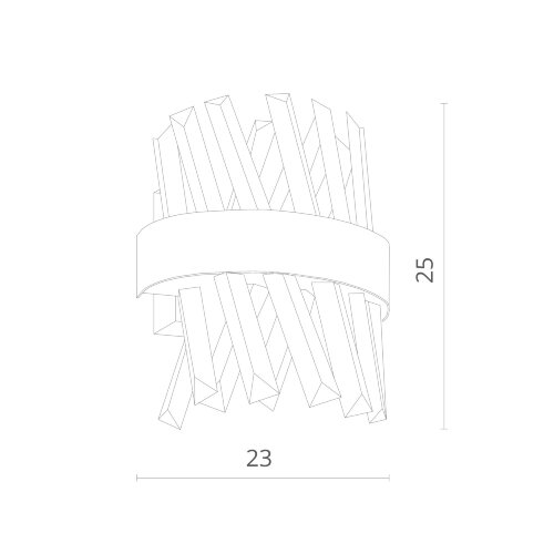 Настенный светильник Divinare 1685/01 AP-1