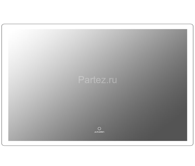 Зеркало AZARIO Lucia 800х680 с подсветкой, сенсорный выключатель с функцией диммера (AZ-Z-061-1CS)