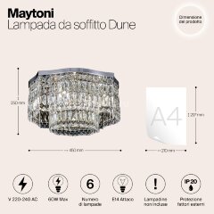 Потолочная люстра Maytoni DIA005CL-06CH