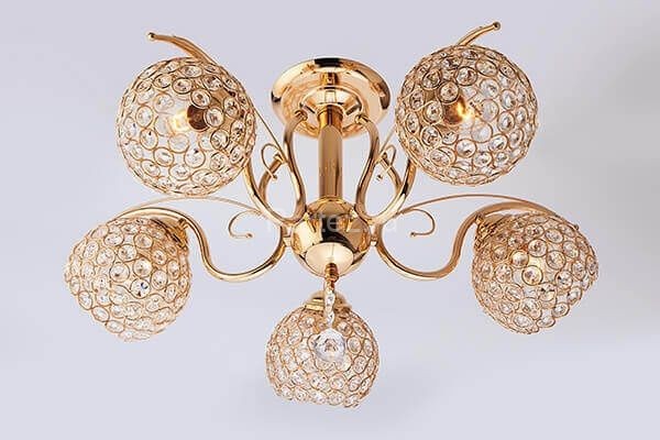 Потолочная люстра Eurosvet 7777/5 золото