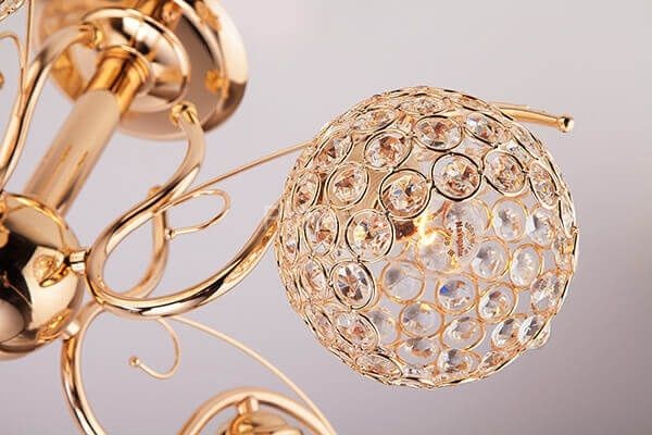 Потолочная люстра Eurosvet 7777/5 золото