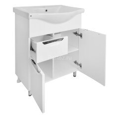 Комплект тумба Стиль- 60/1 600х450х840 с раковиной Basic 60 (CS00070392)