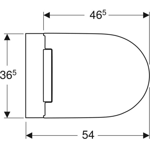 Унитаз подвесной Geberit ONE закрытая форма, TurboFlush, с сиденьем микролифт (500.202.01.1)