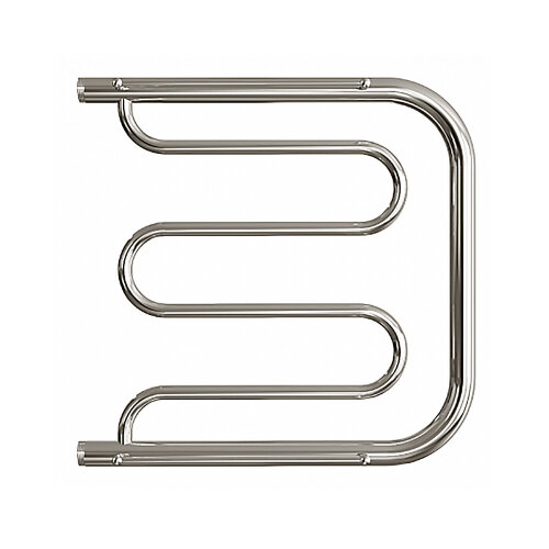 Полотенцесушитель водяной ДВИН D 60/60 c полкой 1"-1/2" К0 полированный (4627086011797)