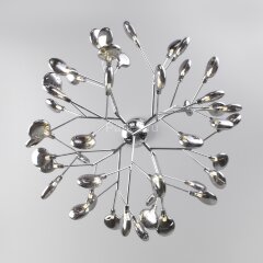 Подвесная люстра Bogate's 555 хром / дымчатый