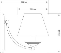 Бра Kutek N-K-1(P/A)