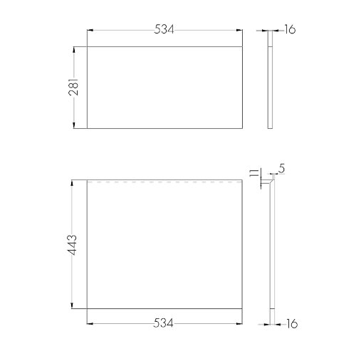 Фасад для тумбы Aquaton Лондри 60 Дуб Сантана (1A274801LH0C0)