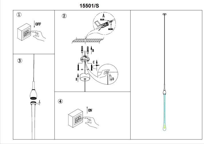 Подвесной светильник Newport 15501/S chrome