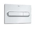 Кнопка смыва Roca DUPLO IN-WALL двойная, хром глянец