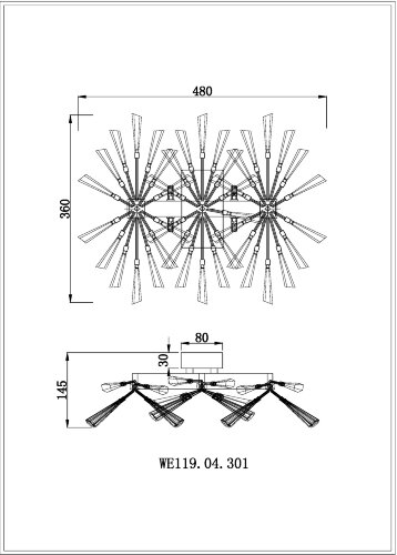Настенный светильник Wertmark WE119.04.301